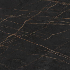 Dekton Laurent black Dekton porcelain slab with fine golden brown veins